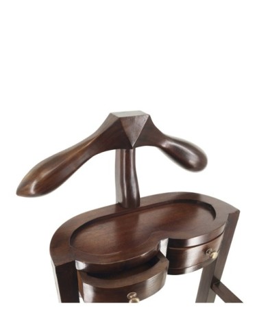 FLAMINGO - Mahogany valet stand 47 x 34 x 122