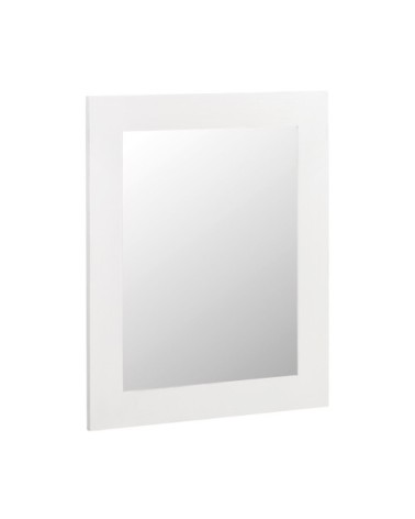 EVEREST - Miroir en bois blanc 90 x 110