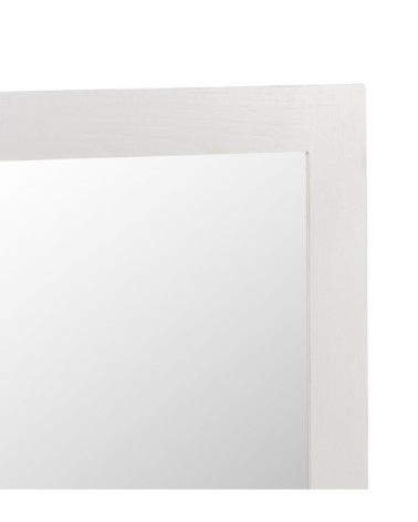 EVEREST - Miroir en bois blanc 90 x 110