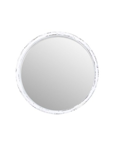 DAKOTA - Miroir en bois blanc 47 x 4 x 47