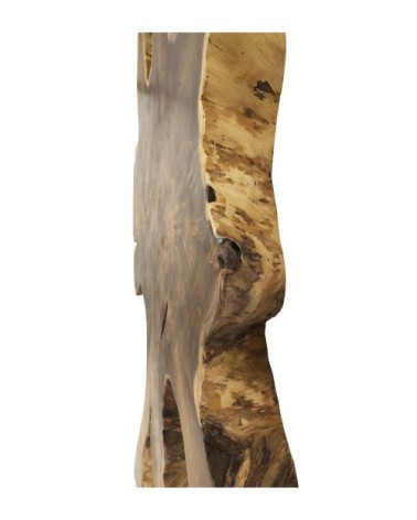 FIGURA TRONCO GRANDE IN LEGNO MARRONE 80 x 90