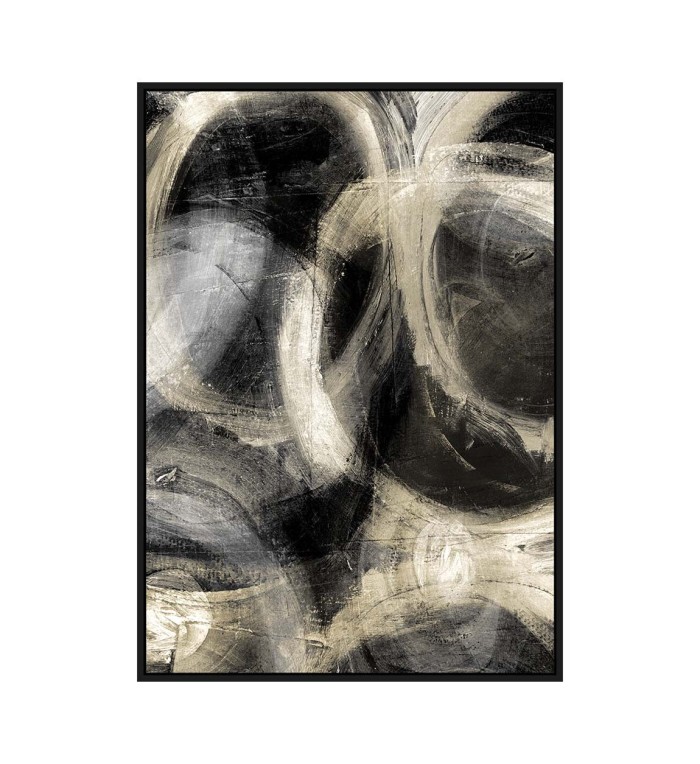 ARLES - Cuadro con impresión en lienzo 82 x 4.5 x 122