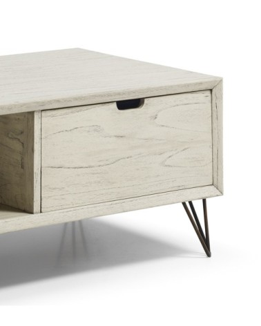 MURIA - Table basse en mindi 115 x 60 x 45