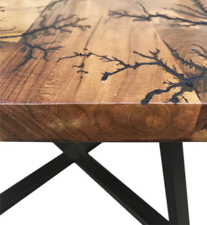 Teak center table 70 x 70 x 45