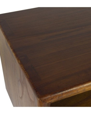 ARTIC - Table de chevet en mindi 45 x 40 x 55