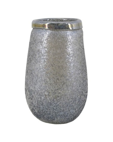 ALTLANTIS - VASO IN VETRO GRIGIO 17 x 17 x 28