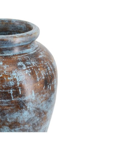 BIBI - VASO DE TERRACOTA AZUL 33 x 33 x 60