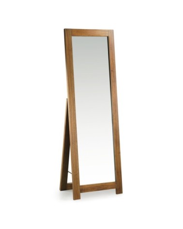 STAR - Brown wood stand mirror 50 x 6 x 160