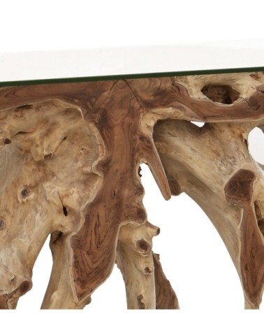 Teak root console 135 x 35 x 80