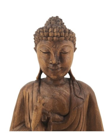 Bouddha en bois marron 40 x 20 x 50