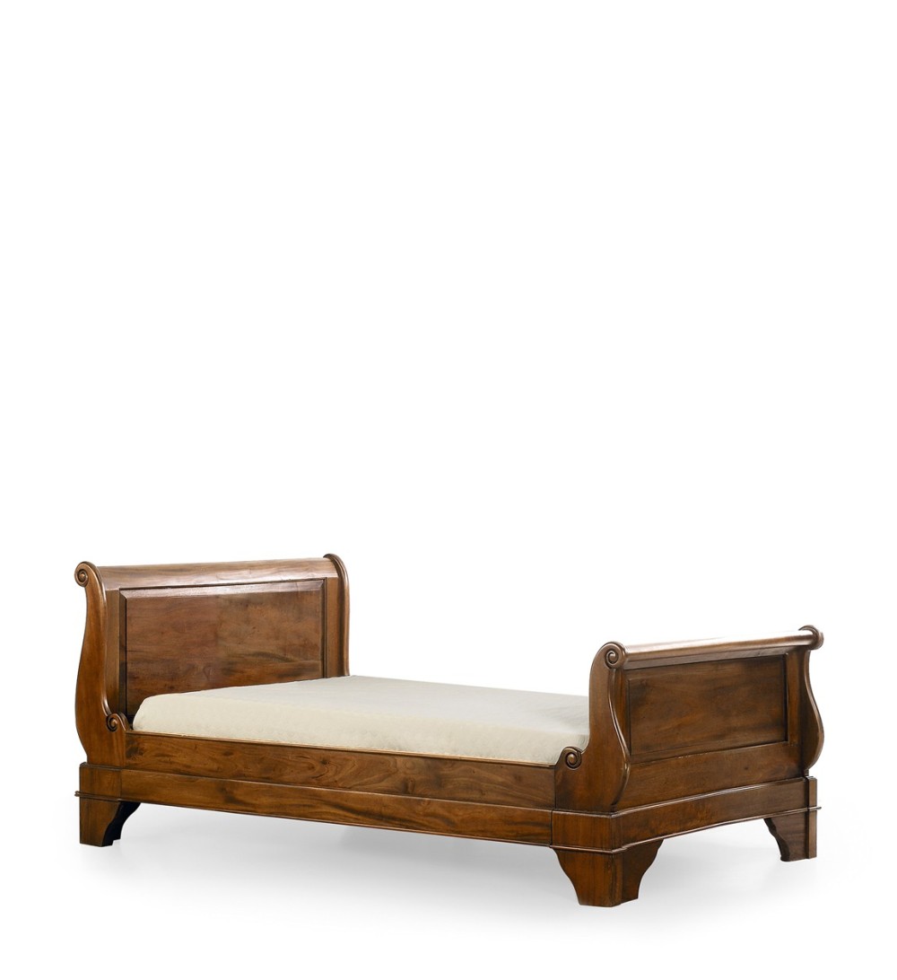 VINTAGE - Mahogany single bed 105 x 225 x 98