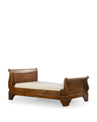 VINTAGE - Einzelbett aus Mahagoni 105 x 225 x 98