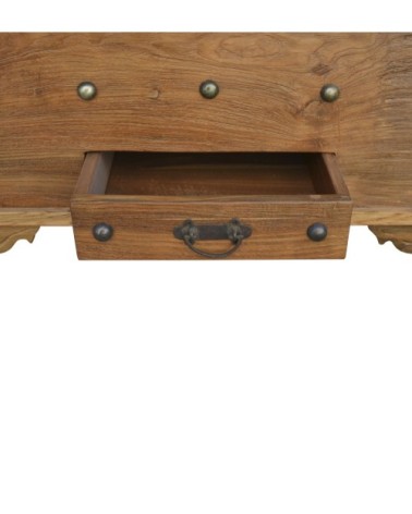 Teak chest with one drawer 100 x 40 x 45