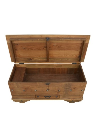 Teak chest with one drawer 100 x 40 x 45