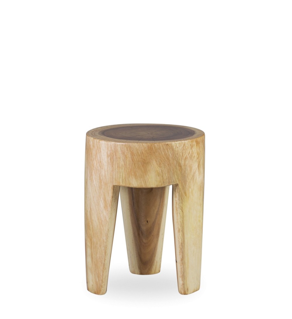 Suar wood side table 35 x 35 x 45