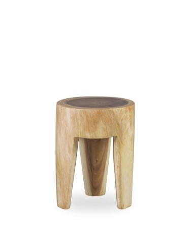 Suar wood side table 35 x 35 x 45