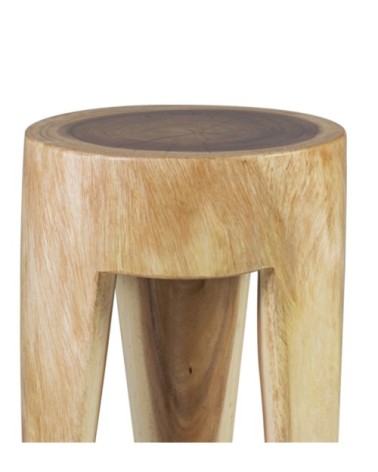 Suar wood side table 35 x 35 x 45