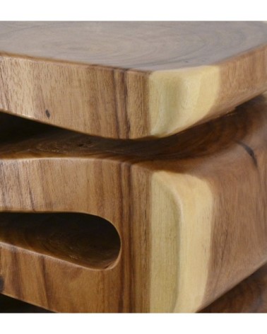 Suar wood stool 30 x 30 x 45