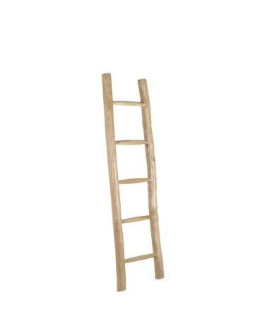 Teak ladder-shaped towel rack 45 x 6 x 150