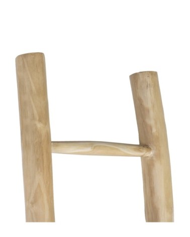 Teak ladder-shaped towel rack 45 x 6 x 150