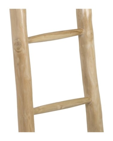 Porte-serviettes en teck en forme d'escalier 45 x 6 x 150