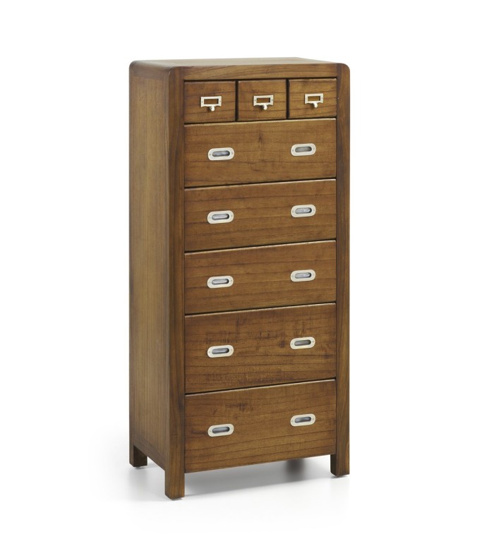 FLASH - Narrow mindi chest of drawers 60 x 40 x 130