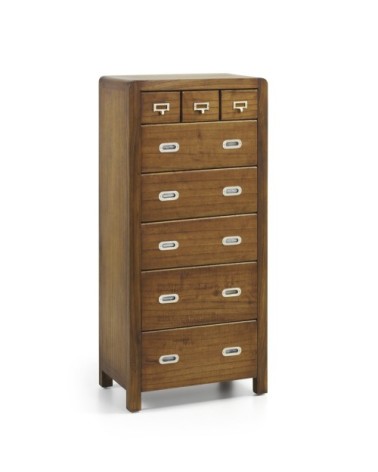 FLASH - Narrow mindi chest of drawers 60 x 40 x 130