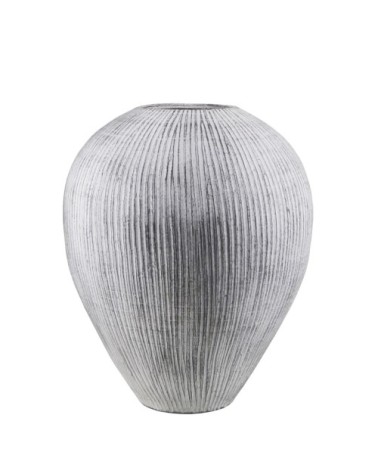 White terracotta vase 50 x 50 x 60