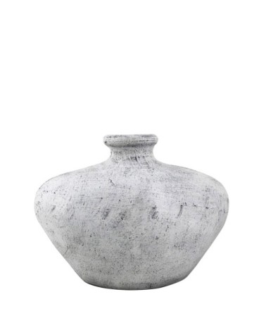 VASE AUS TERRAKOTTA GEBLEICHT 50 x 20 x 38