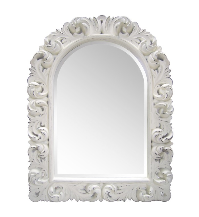 Espejo de medio arco con decoración 90 x 120