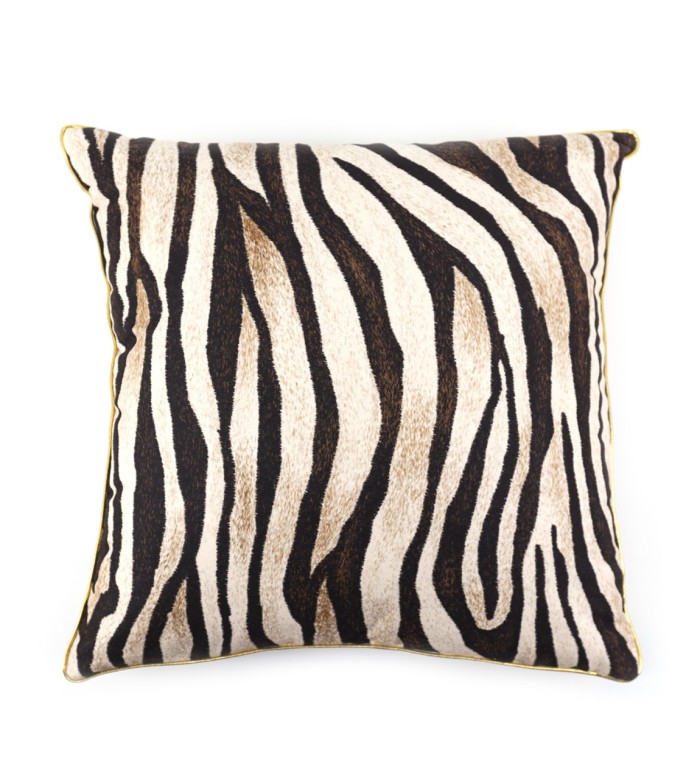 CUSCINO IN POLIESTERE ZEBRA 45 X 45