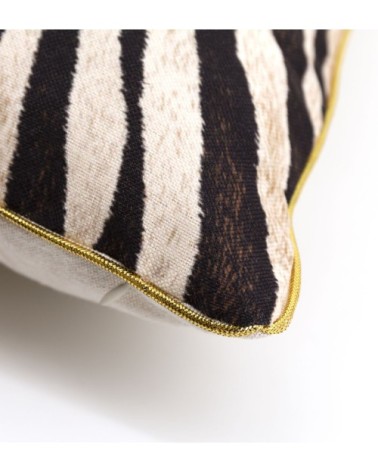 Zebra polyester cushion 45 x 45