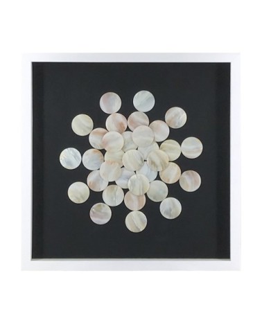 DIANA - Nacre circles wall picture 60 x 5 x 60