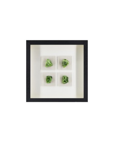 DIANA - Green mineral wall picture 40 x 5 x 40