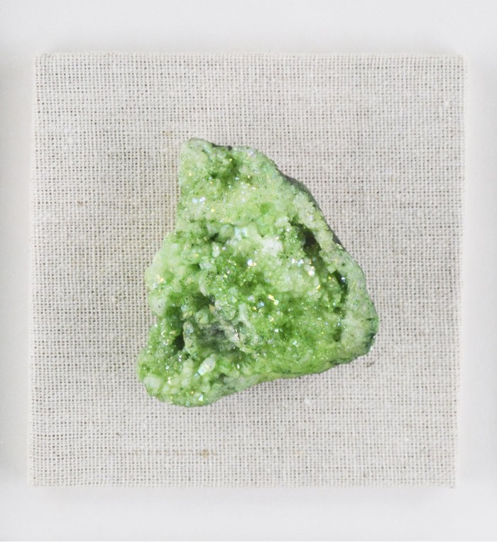 DIANA - Green mineral wall picture 40 x 5 x 40