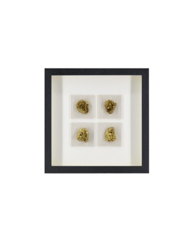 DIANA - Golden mineral wall picture 40 x 5 x 40