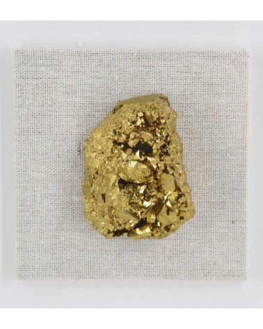 DIANA - Golden mineral wall picture 40 x 5 x 40