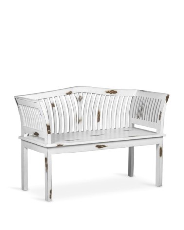 KARTINI - 2-seater Mindi wood bench 117 x 47 x 76