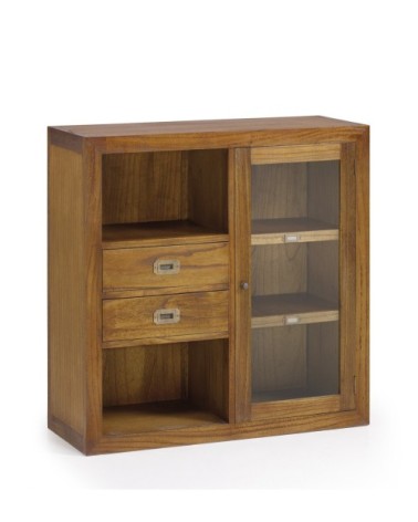 STAR - Combination - Mindi wood display cabinet 90 x 35 x 90