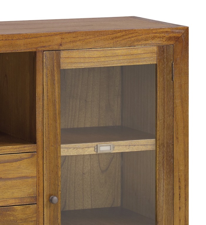 STAR - Combination - Mindi wood display cabinet 90 x 35 x 90