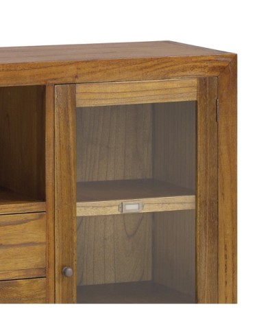 STAR - Combination - Mindi wood display cabinet 90 x 35 x 90