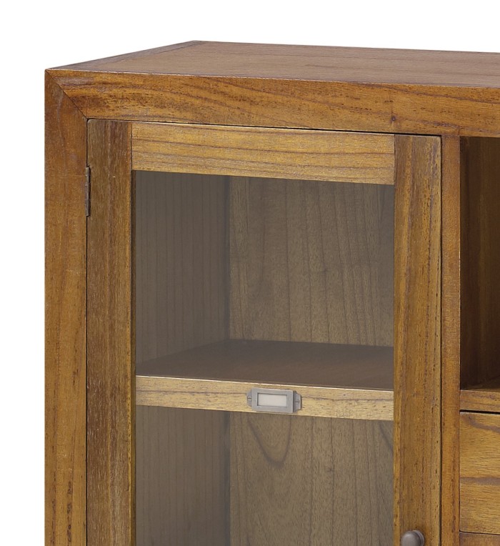 STAR - Combination - Mindi wood display cabinet 90 x 35 x 90