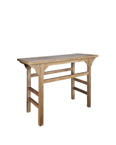 Natural teak console 120 x 40 x 80