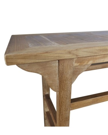 Natural teak console 120 x 40 x 80