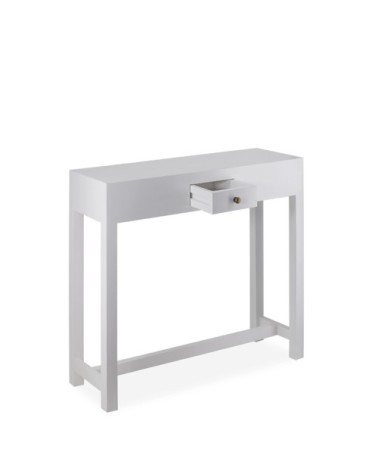 EVEREST - Console en mindi avec un tiroir 80 x 27 x 76