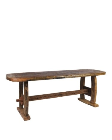 Recycled teak table 220 x 90 x 78