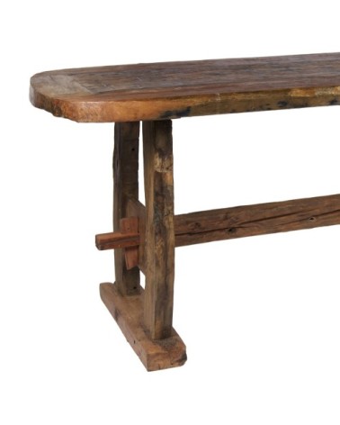 Recycled teak table 220 x 90 x 78