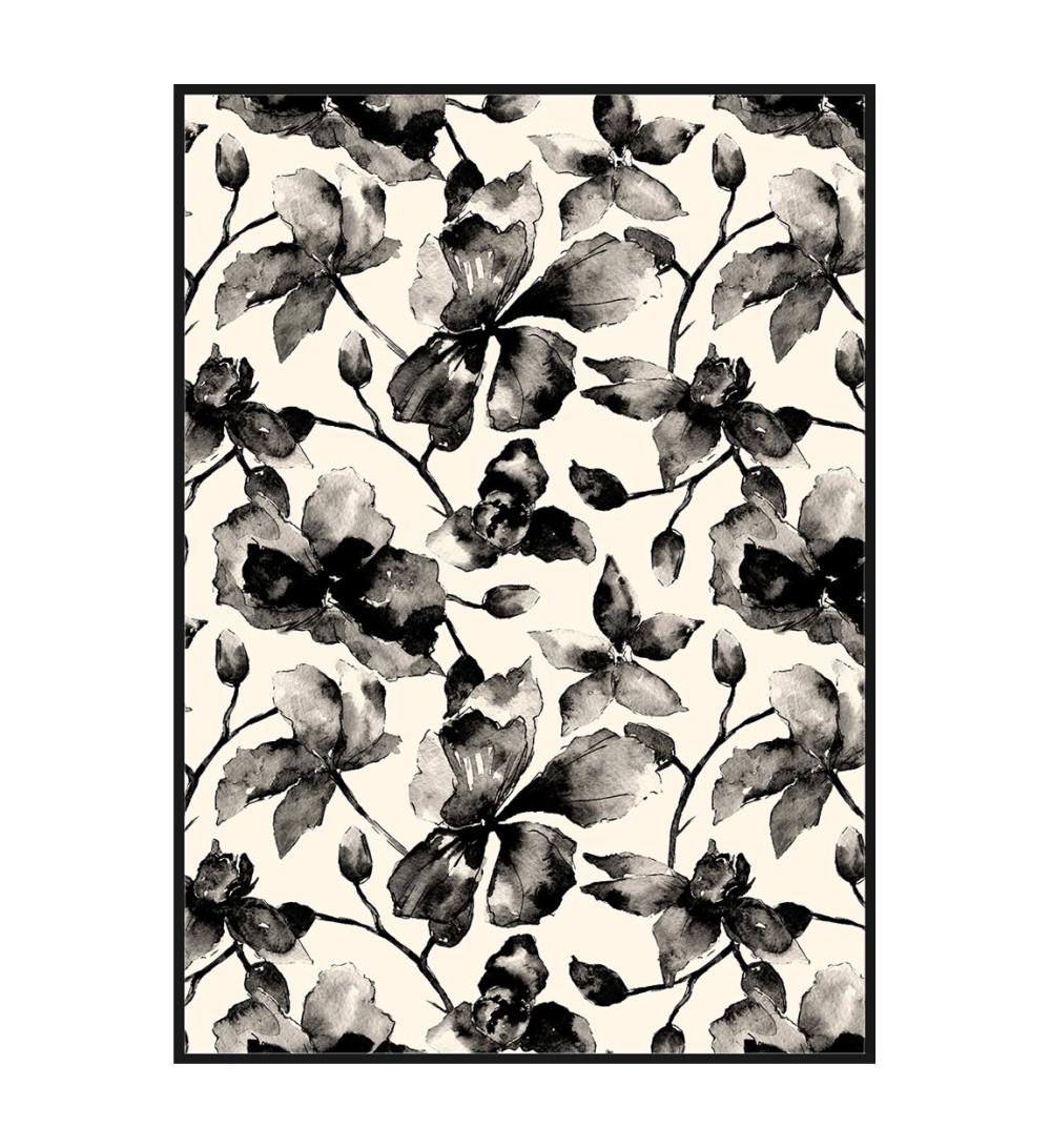 CRETA - Flower print picture 100 x 140