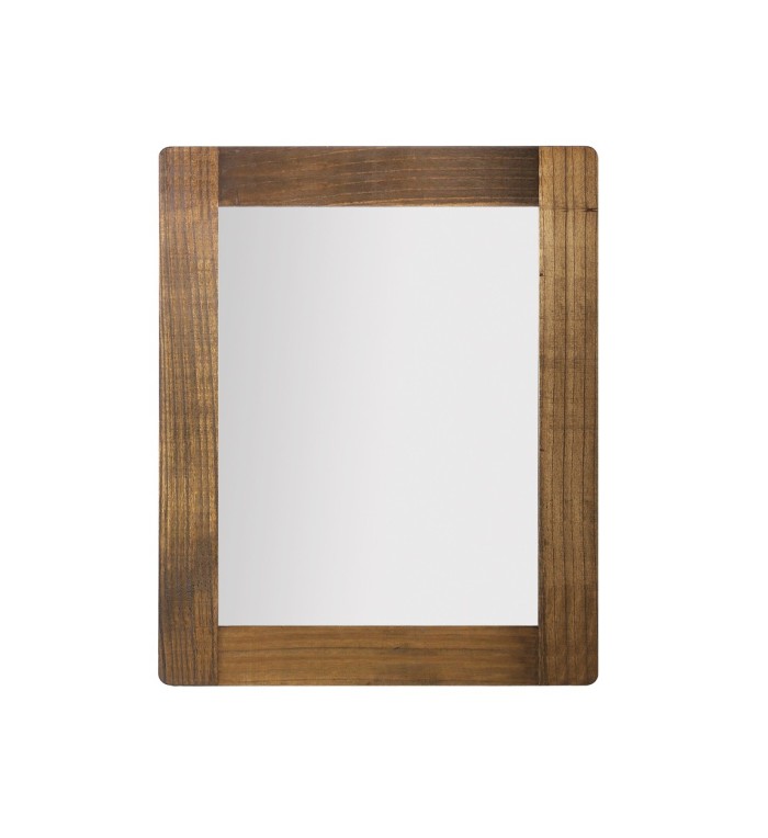 FLASH - Brown wood mirror 80 x 100