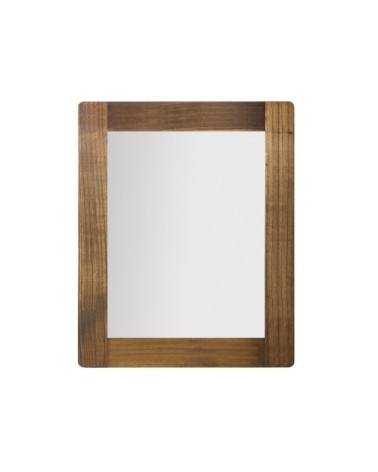 FLASH - Brown wood mirror 80 x 100